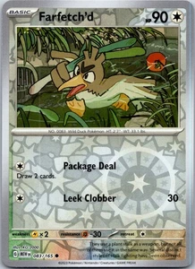 Farfetch'd SV: Scarlet & Violet 151 083/165 - Reverse Holo| Mix&Match - Bild 1 von 2