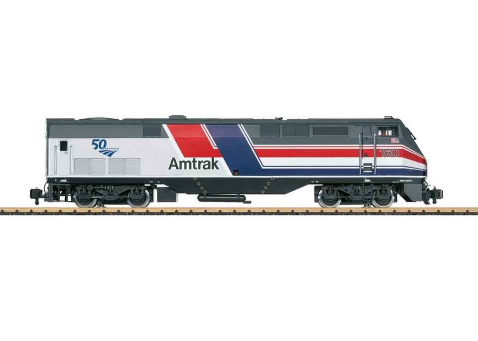 LGB 20493 G Amtrak Phase III 50th Anniversary P42 Diesel Locomotive - Image 1 of 1