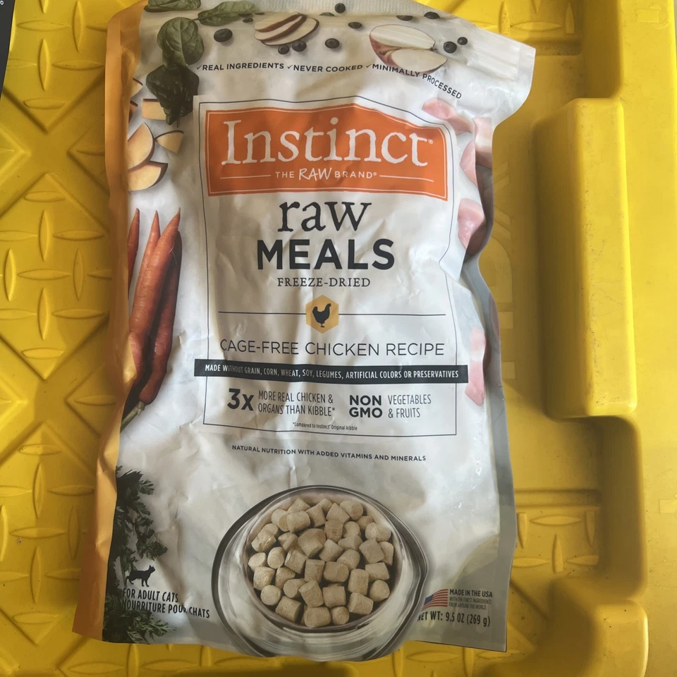 Target冷冻干生猫粮9.5盎司无笼鸡谷无营养... — 第 1/1 张图片