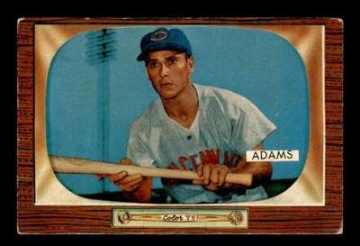 1955 Bowman #118 Bobby Adams   VG/VGEX X3586983 - Image 1 of 3