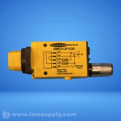 Banner Engineering Corp. SME312FVQD Fiber Optic Amplifier 1599 - Image 1 of 4