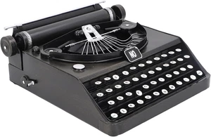 Modello Di Macchina Da Scrivere Antica, Puntelli Manuali Portatili Vintage Retrò - Foto 1 di 12