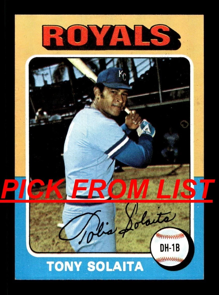 1975 Topps 242-451 EX/EX-MT Pick From List All PICTURED uu3 - Image 1 of 1