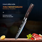 5/6/8pcs Kitchen Knives Set Japanese Damascus Pattern Stainless Steel Chef Knife