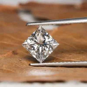 Loose Lab Grown CVD Diamond 4.0 mm Princess D Color IF CLARITY Certified Diamond - Picture 1 of 6