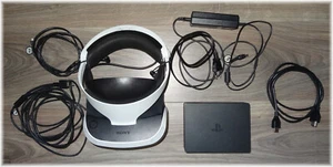 #91 SONY PLAYSTATION VR-BRILLE HEADSET PS4 Virtual Reality PSVR 4 V2 gebraucht - Bild 1 von 5