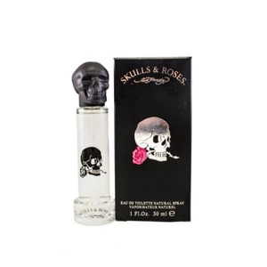 Ed Hardy Skulls and Roses Eau De Toilette Spray Cologne for Men 1.0 oz - Picture 1 of 2