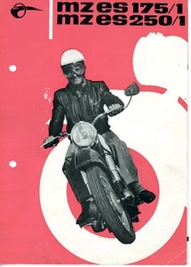 Original Prospekt MOTORRADWERK ZSCHOPAU MZ ES 175/1 & MZ ES 250/1 MOTORRAD (A368 - Picture 1 of 2