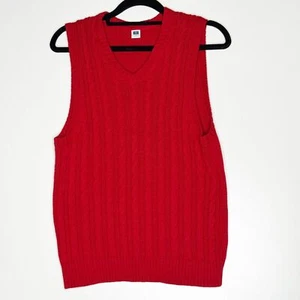 Janie and Jack Cable Knit V-Neck Sweater Vest Kids Boys Size 10 - Picture 1 of 9