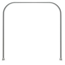 CROYDEX SLIMLINE SHOWER RAIL ALUMINIUM SILVER 1800MM GP87000SF