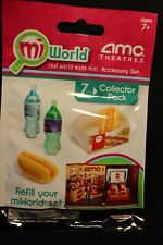 Barbie Doll Sized miniature Dairy Queen Food Set Great for Diorama MiWorld