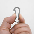 Men Women Car Keys Carabiner No-Rust Key Chain Practical Clip Hook 2Pcs Small
