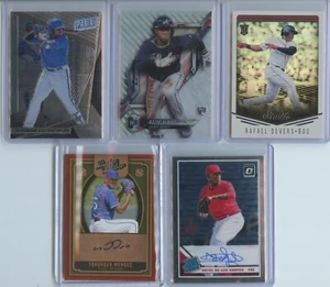 2018-2019 5 Rookie Card Lot Inc. Vladimir Guerrero Jr., Ozzie Albies, Devers - Picture 1 of 2