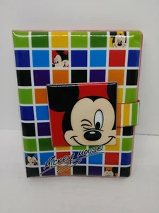 Mickey Mouse 6"×5" kleines Notizbuch Journal Weichplastik Mappe (I - Bild 1 von 4
