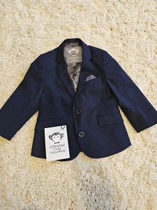 NWT Appaman Fine Tailoring sport coat size 2T Navy - Picture 1 of 6