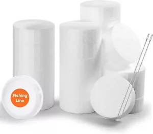 24Pcs Craft Foam Circles 3 Inch Discs Round Polystyrene 3" x 24PCS - Picture 1 of 7