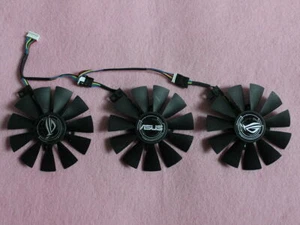 Set of 3 Fan Cooler Fan For ASUS GTX 1080 R9 390 PLD09210S12HH PLD09210S12M 87mm - Bild 1 von 5
