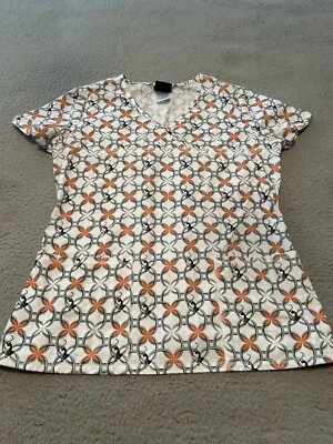 Blusa Médica Baby Phat Para Mujer’s M Multicolor Logo Enfermera Médica Laboratorio Dental Tecnología Foto 1 de 4