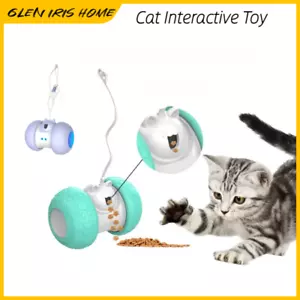 Pet Interactive Toy Cat Dog Teasing Toy Leaking Food Ball Smart Kitten Recharge - Picture 1 of 15