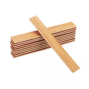 10pcs Dollhouse Flooring 3.94" Wood Miniature Floorboard,White - Picture 1 of 6