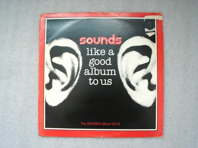 Y5-V/A-SOUNDS LIKE A GOOD ALBUM TO US–UK LP-1977-NM-Sparks/Santana/Aerosmith - Image 1 of 2