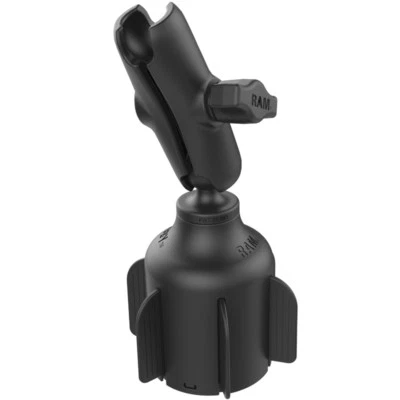 RAM Mount Stubby Cup Holder Mount Base with Double Socket Arm RAP-B-299-4-201U  - Image 1 of 3