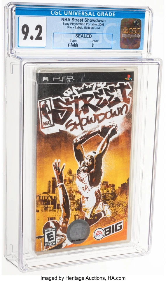 Y-FOLD SEALED LeBron James ROOKIE NBA Street Showdown CGC 9.2 B (Sony PSP, 2005) - Image 1 of 2