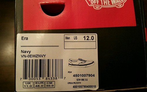 Vans Classics taglia 12