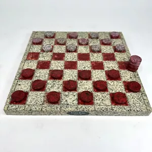 Autentico set di scacchi realizzato con pezzi del London Bridge 12” x 12” Arizona - Foto 1 di 21