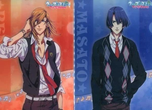 2 pcs clear file folder Uta no Prince sama anime Hijirikawa Masato Jinguji Ren - Picture 1 of 2
