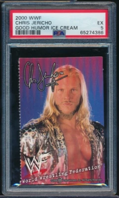 Helado de buen humor WWF 2000 Chris Jericho PSA 5 pop más alto 1 súper raro * Foto 1 de 2