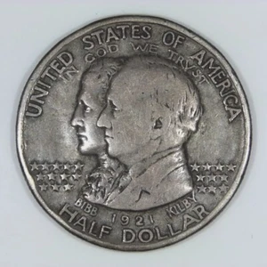 1921 Alabama Commemorative Half Dollar 50c XF d126 - Picture 1 of 2