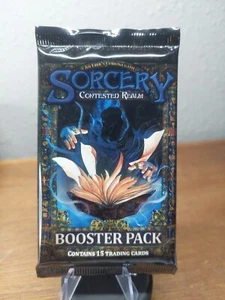 Sorcery Contested Realm TCG Beta Booster Pack nuovo/sigillato in fabbrica - Foto 1 di 3