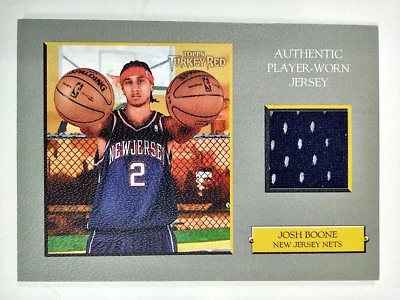 2006-07 Topps Turkey Red Relics #TRR-JB Josh Boone Jersey Card New Jersey Nets - Image 1 of 4