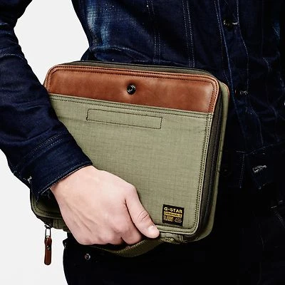 NWT G-Star Raw Men's Women's Harper Tablet Case Bag w/Strap Green iPad Cargo 9.7 - Image 1 of 2