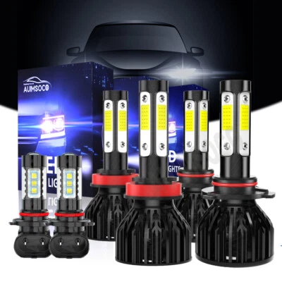 For Cadillac SRX Sport Utility 2010-2016 LED Headlights High Low Fog Light Bulbs - Image 1 of 4