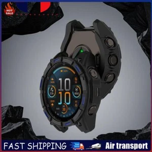 # TPU Hollow Case Protective Shell Bumper for Garmin Enduro 3(Black Blue) - Photo 1/8