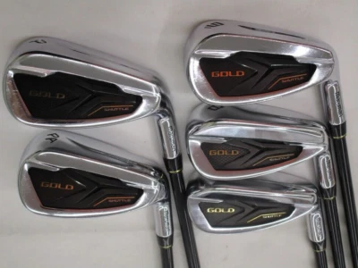 2019 MARUMAN MAJESTY SHUTTLE GOLD 7-PA 5pc SG200 R-flex Iron Set Golf Club R376 - Image 1 of 4