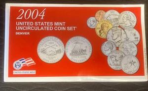 2004 Denver United States Mint Uncirculated Coin Set - Picture 1 of 3