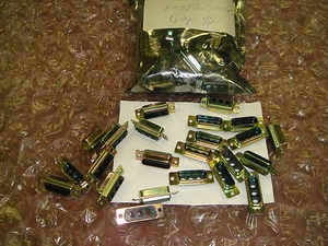 D-Sub P33P1 (0242) New 3-pin female to 3-pin Female Connectors (Qty 9) - Picture 1 of 1