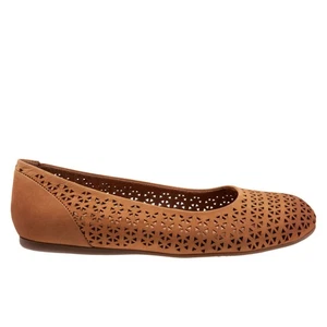 Softwalk Sonoma S1862-227 Womens Brown Leather Slip On Ballet Flats Shoes 5 - Picture 1 of 8