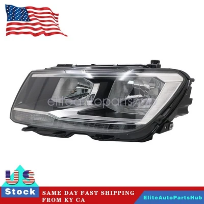 Faro halógeno con conductor izquierdo LED DRL para Volkswagen Tiguan 2018 2019 20 2021 Foto 1 de 4