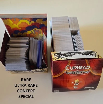 Carte CUPHEAD Out Of The Cards - Rare Ultra Rare Concept Special Contract - Imagen 1 de 4