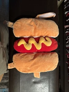 Disfraz de perrito caliente de felpa para perros mascota Krewe talla grande bollos perrito caliente Halloween - Imagen 1 de 5