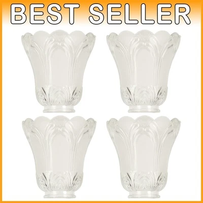 Replacement Glass Shades for Ceiling Fans, Pack of 4 - Image 1 of 4