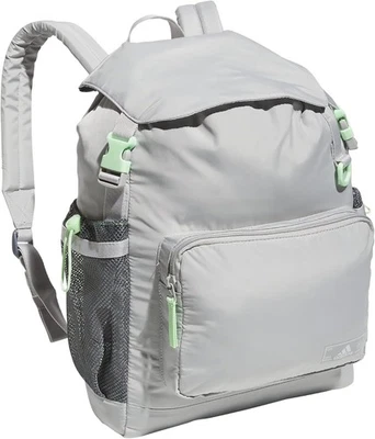 adidas Saturday Sport Unisex Compact Backpack Gray Green NEW WITH TAG - Image 1 of 4