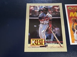 Keith Mitchell Atlanta Braves BRONZE RBI OVERSIZE RARE ODDBALL - Picture 1 of 2
