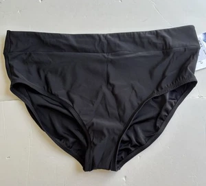 NWT American Beach Swimwear Sz 16 Black bikini Swim bottom - Picture 1 of 4