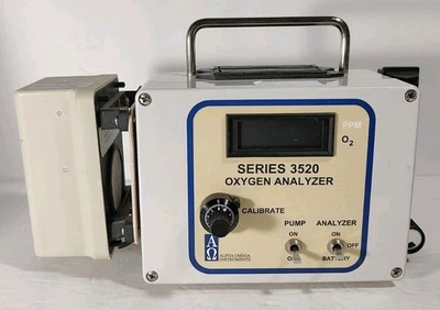 Alpha Omega Instruments Series 3520 Oxygen Portable Trace Analyzer Untested - Image 1 of 4