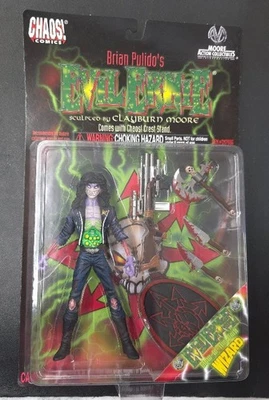 Figura de acción Evil Ernie 1997 Mago Brilla en la oscuridad Chaos Comics Clayburn Moore  Foto 1 de 4